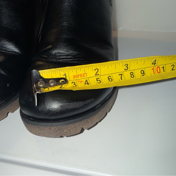 Korks Elsie Black Leather Chelsea Ankle Women’s Block Heel Boots Size:8.5 - Picture 7 of 13